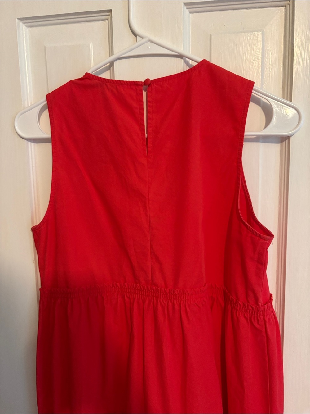 Madewell Red Sleeveless Tiered Maxi Dress - Picture 4 of 4